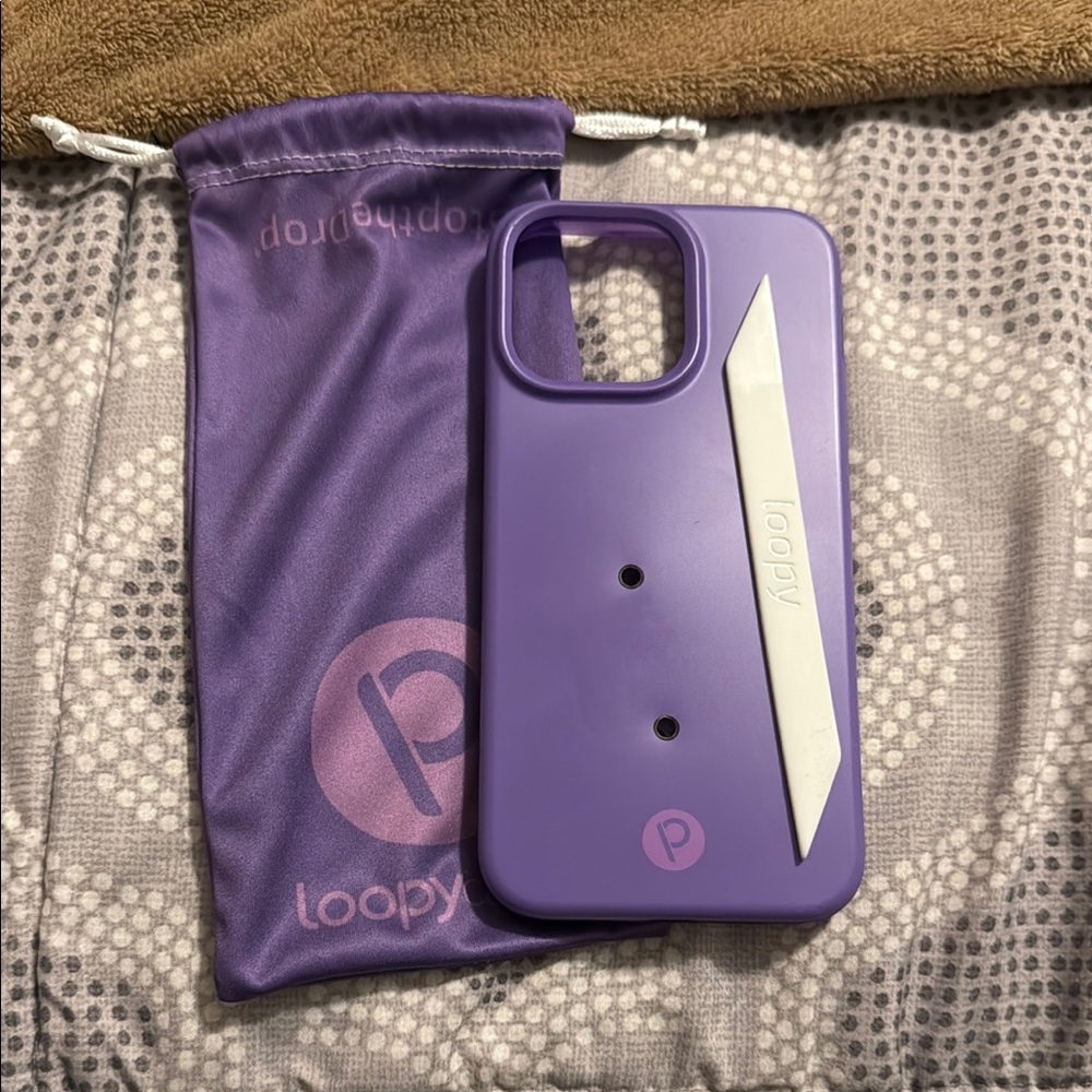 Loopy Case Neon Purple iPhone 15 pro max